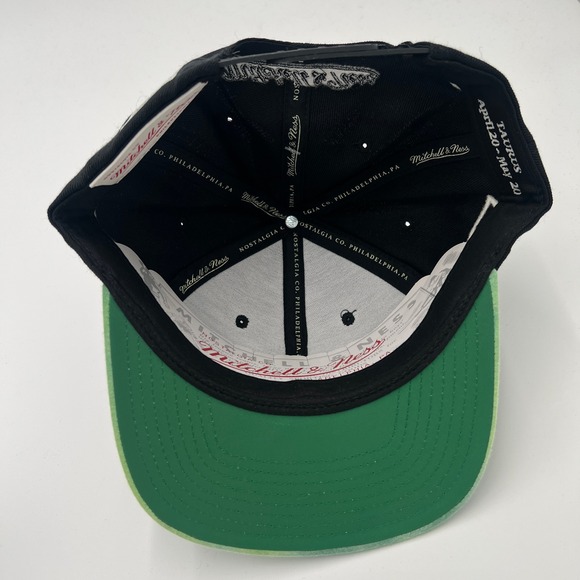 Mitchell Ness Taurus Zodiac Constellation Black Green Tie Dye Snapback Hat OSFM - Picture 5 of 7